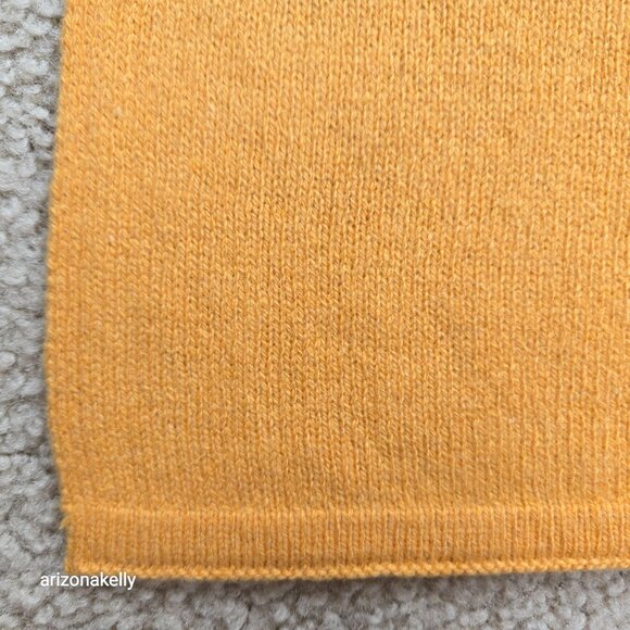 NWOT Everlane Cashmere Scarf Yellow Marigold - Picture 3 of 12